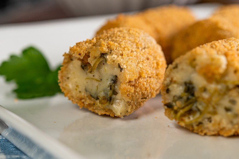 Croquetas de grelos y calabizo (6 uds.)